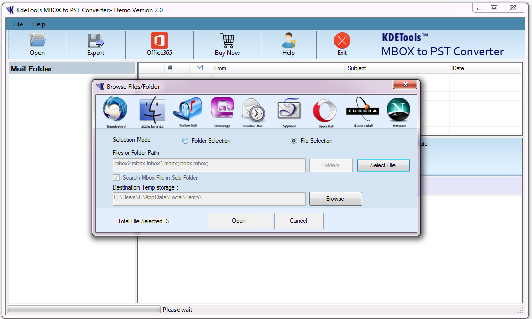 Eudora to Outlook Converter