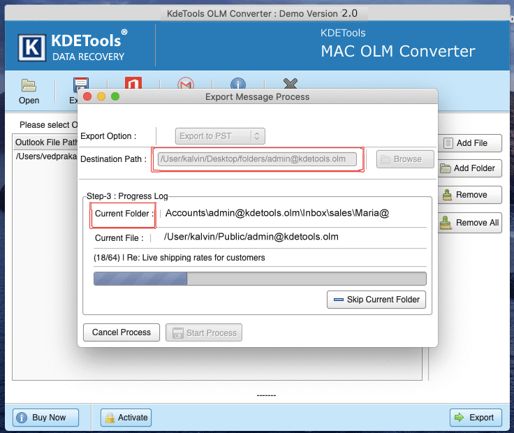 OST to PST Converter