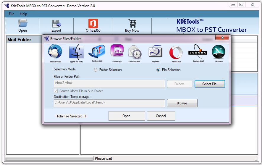 MBOX to Exchange Server Converter