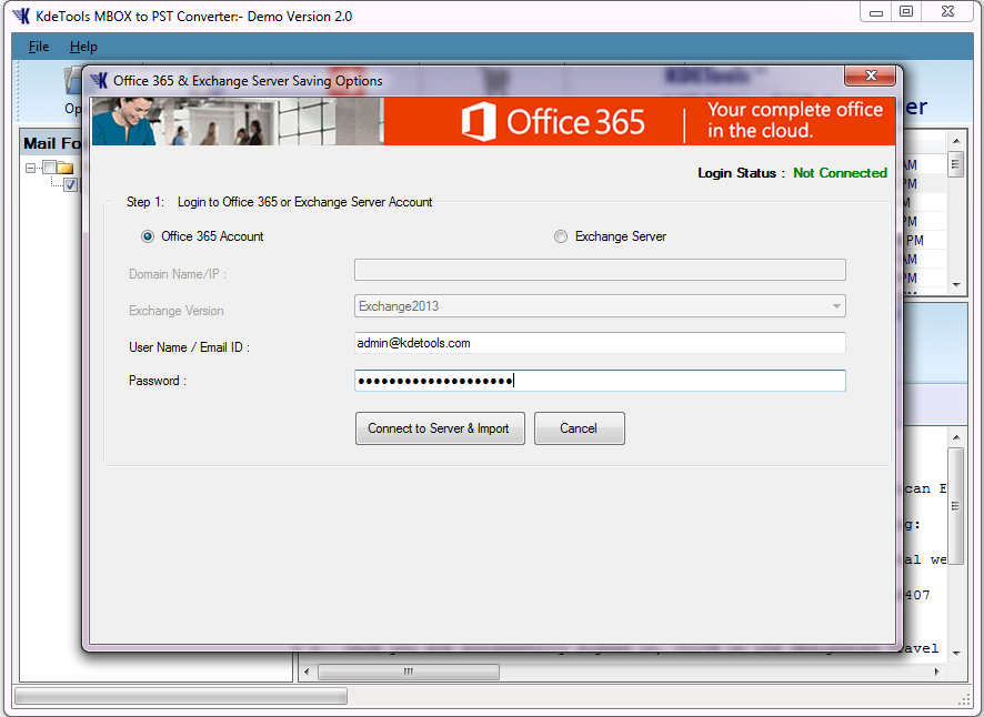 Office 365 Saving Option