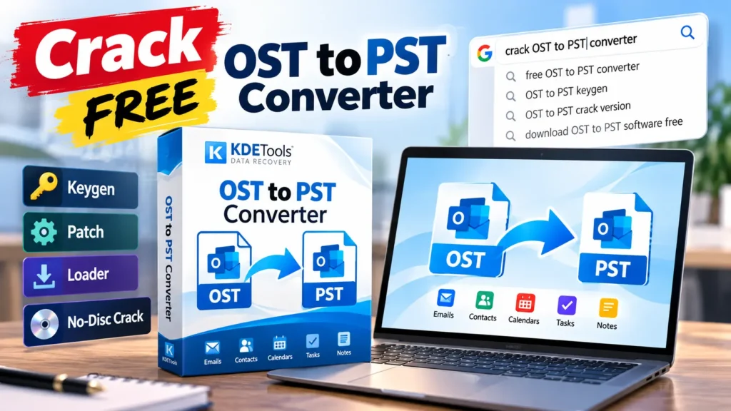 how to crack ost to pst free version