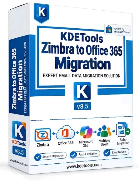 KDETools Zimbra to Microsoft 365 Migration
