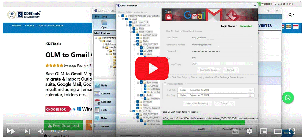 OLM to PST Converter
