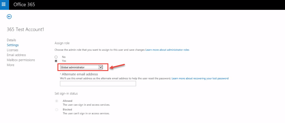 How to Grand User Permissions in Admin Center using Office 365 | Office ...